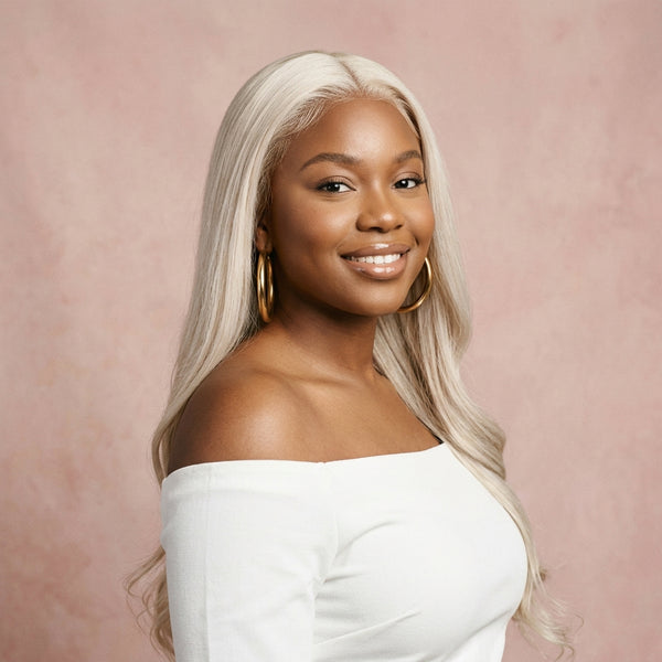 Platinum Blonde HD Lace Wig – 24"